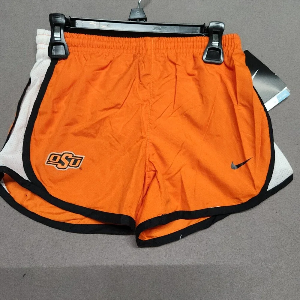 Nike Oklahoma State Cowboys OSU Orange Mens Athletic Shorts XL Polyester 169